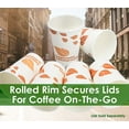 thumbnail image 3 of Avant Grub Biodegradable and Compostable 12 fl oz Disposable Paper Coffee Cups, 100 Pack, 3 of 6