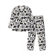 thumbnail image 1 of Balery Cow Pijama para Hombre de Dos Piezas con Manga Larga, Conjunto de Dormir y Descanso Suave con Bolsillos-Medium, 1 of 6