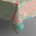thumbnail image 5 of Pioneer Flower Floral Print Pattern Square Tablecloth, Waterproof Wipeable Spillproof Washable Table Cover for Home Kitchen Party Decor, 60"x60", 5 of 6