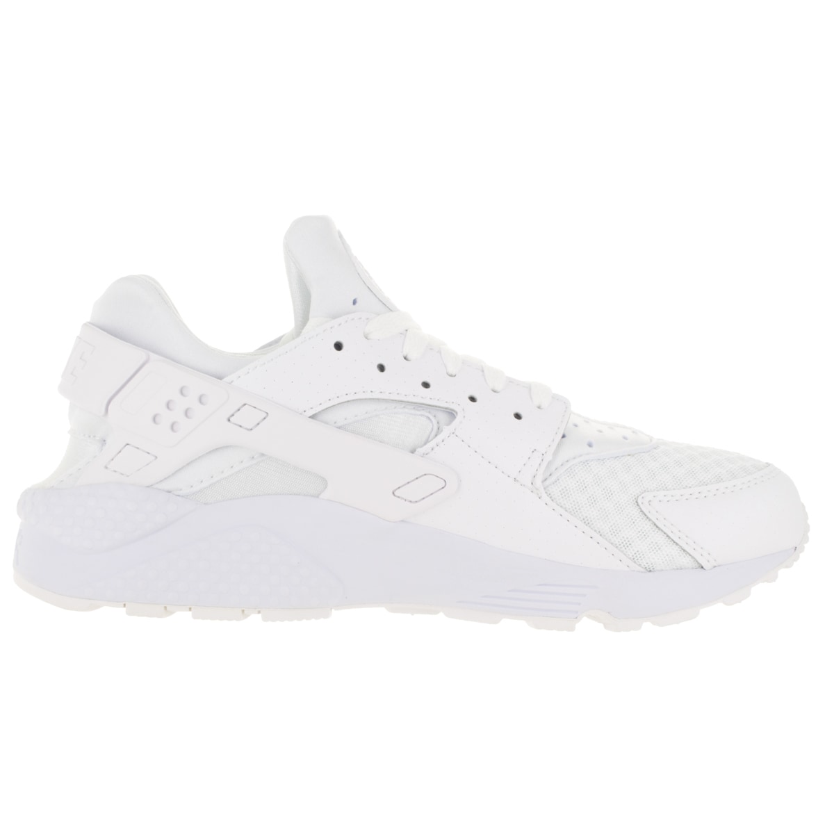 Nike Air Huarache Mens Shoes Size 7.5, Color: White/Metallic 