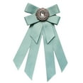 thumbnail image 4 of fenteer Women Bow Tie Brooch Lapel Pin Fashion Clothing Accessories for Women Suit Shirt Green, 4 of 8