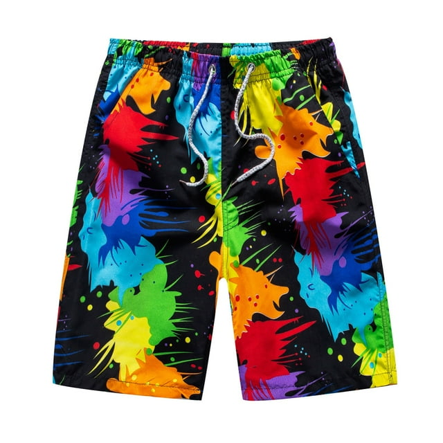 Men's Summer Outdoor Quick-Drying Mens Bathing Suits No Mesh Swimming Five-Point Pants Beach 33 Board Shorts
