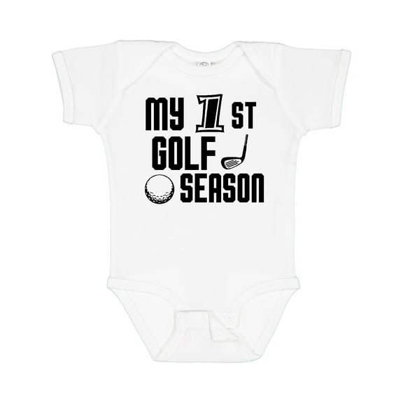 Inktastic My 1st Golf Season Boys Baby Bodysuit