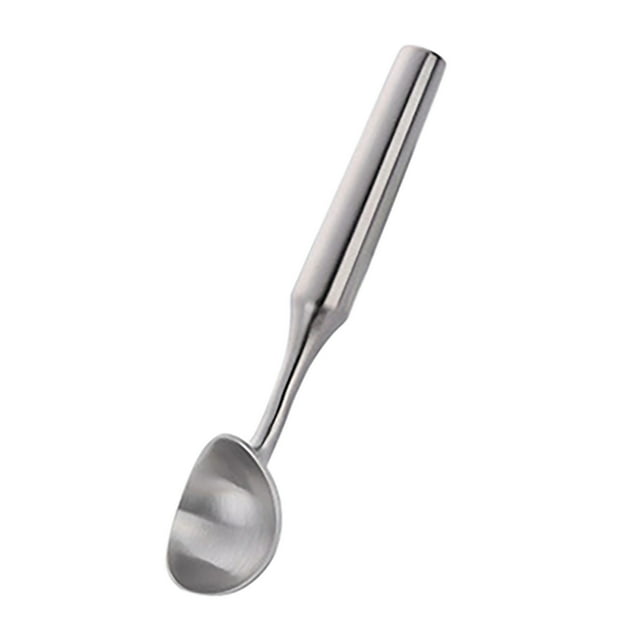Cuchara para Hielo de Acero Inoxidable 304 - Mango Largo, Ergonómico, para Fruta Helada, Barra de Cocina