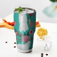 thumbnail image 3 of 30oz Great Pyrenees Dog and Flower Tumblers Stainless Steel Tumbler with Lid and Straw,Vacuum Insulated Double Wall Travel Tumbler Cups Mug with Cleaning Brush for Coffee,Tea, 3 of 7