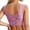 Pink, variant on Plus Size Lace Wire Free Sleep Bra, Seamless Comfortable Lounge Bra with Gathering, Large Cup Night Underwear for Women