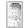 thumbnail image 2 of ArtToFrames 14" x 24" Metro Ice Silver Black Picture Frame, 14x24 inch Silver Wood Poster Frame (WOM-5247),  Pack, 2 of 7