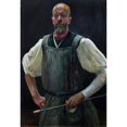 thumbnail image 3 of Jacek Malczewski 14x18 Black Modern Framed Museum Art Print Titled - Self-Portrait (1908-1915), 3 of 5