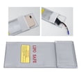 thumbnail image 4 of Battery Protective Bag,, Explosion Proof Battery Bag, 10x20cm Fireproof  For Safe For Electrician For Storing And Transporting Batteries For Home, 4 of 8