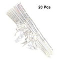 thumbnail image 4 of CIMAXIC 20PCS Golden Side Design Pull Bows Gift Knot Ribbons String Bows for Wedding Gift Wrapping Car Decoration (White),19.69"X1.18"X0.04", 4 of 5