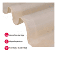 thumbnail image 2 of Juego De Sábanas Individual Microfibra Ultra Suave Premium Crema Rayas, 2 of 5