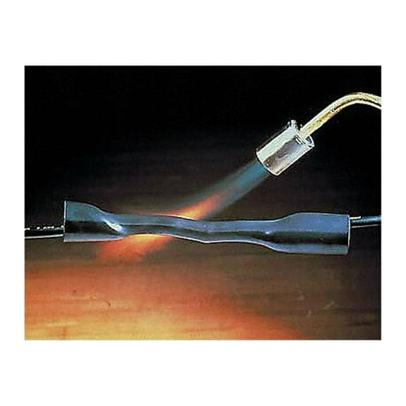 3m Shrink Tubing,6 in,Blk,1.1 in ID,PK25 ITCSN-1100-6"-BLACK-25 PCS