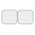 thumbnail image 3 of Uemuo Strawberry Printed 2 PCS Car Windshield Sun Shade, Auto Sun Heat and UV Rays Blocker, Foldable Automotive Front Window Sunshade Protector, 3 of 7