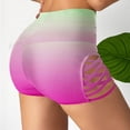 thumbnail image 2 of FRSASU Women's Swim Shorts High Waisted Bathing Suit Bottoms Swimwear Side Hollowed Out Shorts Swimsuit Board Shorts Hot Pink, 2 of 7