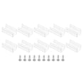thumbnail image 1 of Unique Bargains LED Strip Light Clips Mounting Bracket Fixing Clips Plastic for 9.5mm-10.3mm Neon Light Cable Clear 40 Pack, 1 of 6