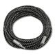 thumbnail image 1 of SatelliteSale AUXILIAR AUXILIAR AUDIO JACK DE AUDIO MAJO A FEMENINO AUX AUX Cable negro / blanco Cordón de nylon (30 pies) SatelliteSale Cables estéreo, 1 of 5