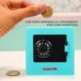 thumbnail image 4 of CIMAXIC Household Mini Strongbox Children Password Piggy Bank Plastic Small Money Strongbox,3.43"X3.43"X3.03", 4 of 4