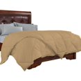 thumbnail image 4 of 5 Piece Striped Diamond Pattern Comforter Set Super Soft 800 Thread Counts, All Season, 100% Egyptian Cotton, Super King Size Taupe Color, 4 of 7