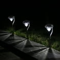 thumbnail image 7 of 4Pcs Diamond-Shape Solar Powered LED Stake Lights Garden Lawn Yard Decor Lamp, 7 of 7