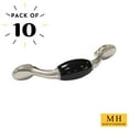 thumbnail image 2 of Mascot Hardware 3-inch Satin Nickel Finish Center to Center Curve Pulls Pack of 10 - Pack-10, 2 of 5