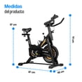 thumbnail image 2 of Bicicleta Estática LSP290 Tayga Color Negra, 2 of 8