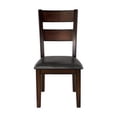 thumbnail image 2 of Lexicon Mantello Contemporary Wood Dining Room Side Chairs in Cherry (Set of 2), 2 of 5