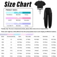 thumbnail image 7 of Sinleey Girls Hip Hop Dance Clothes 2PCS Lace up Crop Top with Cargo Pants Active Tracksuit Street Black 150, 7 of 7