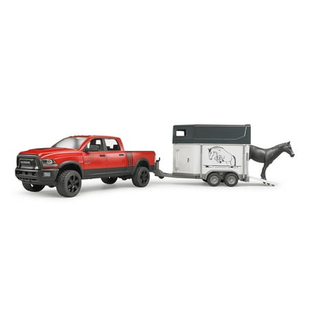 RAM 2500 Pickup Truck w Horse Trailer and Horse (Best Small Pickup Trucks)