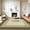 Brown, variant on HIWEAVER Black Gray 2′ x 6′ Washable Area Rugs for Living Room Soft Geometric Bordered Indoor Modern Large Throw Carpet for Dining Room Non Slip Farmhouse Floor Cover for Home Decor