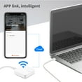 thumbnail image 4 of JMX072 Passerelle Intelligente Multi-Mode Blanche avec Wi-Fi 2.4GHz, ZigBee 3.0 & SigMesh BT - Matériau ABS, Compatible avec Application SmartLife, Support de Contrôle Vocal, Port Micro-USB, Bouton de Réinitialisation, Statut Rouge/bleu, 4 of 6
