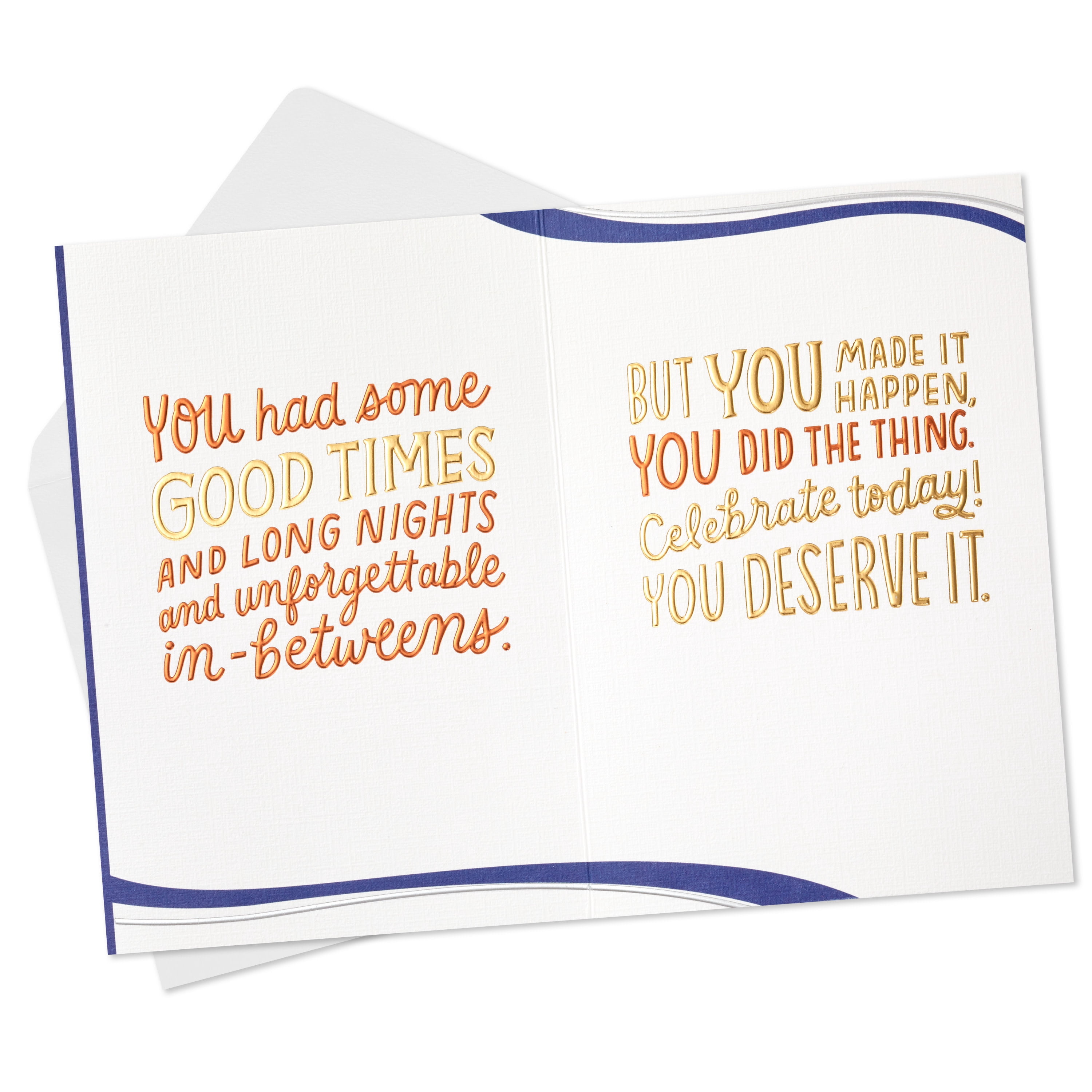 Hallmark College Graduation Greeting Card (You Deserve to Celebrate)
