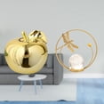 thumbnail image 2 of Escultura de fruta, estatua decorativa, adorno de bola de cristal, figura de cerámica, artesanía en hierro para decoración de escritorio, ideal para e, 2 of 8