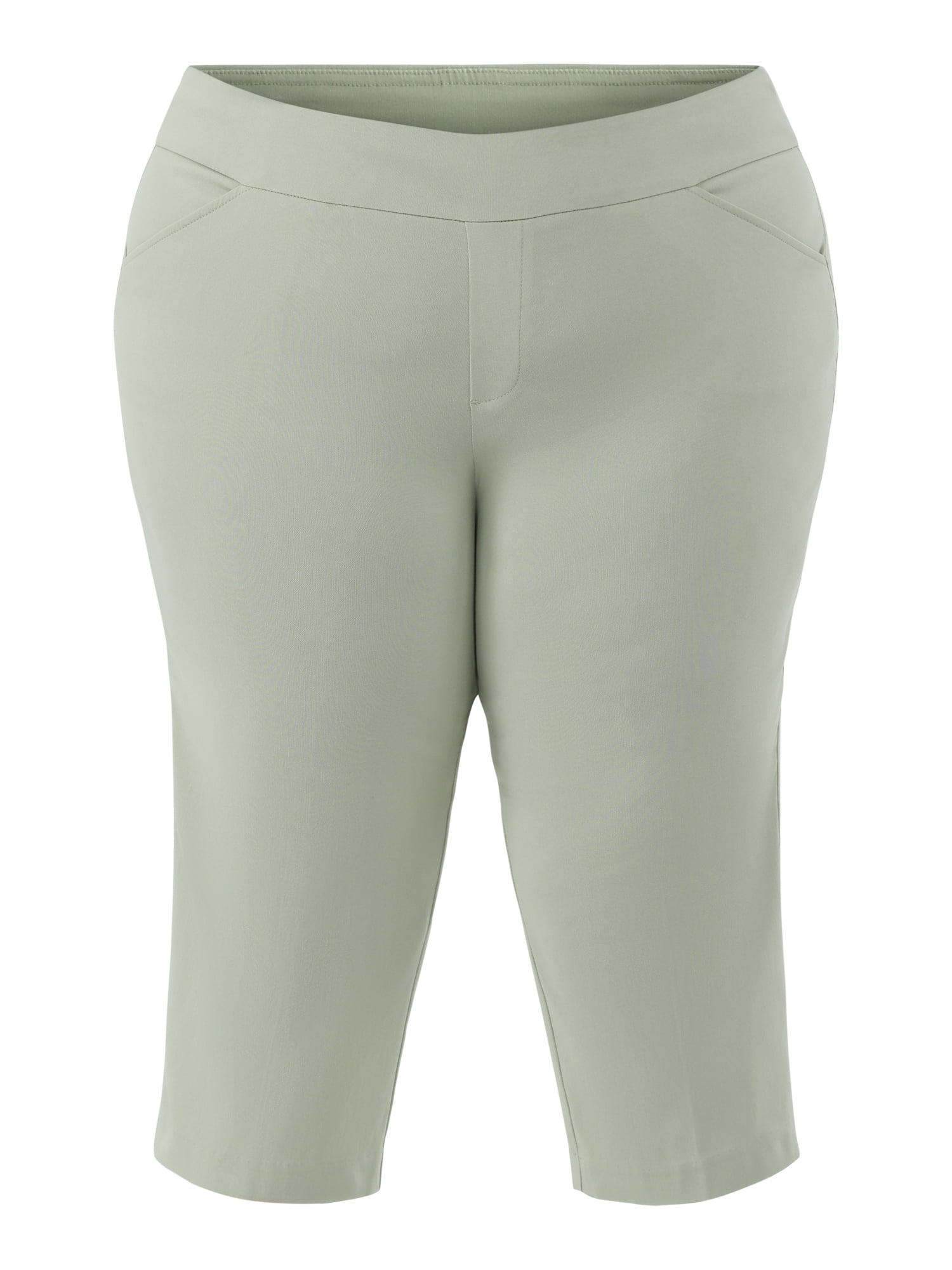 JMS Just My Size by Hanes Women’s Plus Size Millennium Capri Pants, Sizes 1X-4X
