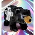 thumbnail image 7 of DolliBu Standing Black Bear Stuffed Animal with Silver Cross Plush – Religious Baby Baptism Gifts for Boys and Girls, Dedication Christening Gifts Plush Prayer Toy Healing Stuffed Animal - 11 Inches, 7 of 7