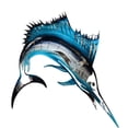 thumbnail image 3 of Metallic Fish Wall Decor,Stainless Steel Marine Fish Wall Decoration for Garden Balcony Patio Backyard, Outdoor Swimming Pool, 3 of 8