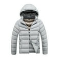 thumbnail image 2 of KAUOD Boys Padded Quilted Puffer Jackets Winter Waterproof Lightweight down Coats Kids Thick Insulated Hiking Outwear, 2 of 3