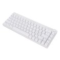 thumbnail image 3 of Teclado mecánico 68 teclas, tres modos, retroiluminación RGB, batería de 1800mAh, N Key Rollover, teclado mecánico blanco para jugar, interruptor rojo, 3 of 8