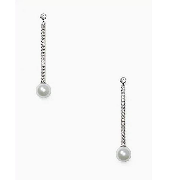 Kate Spade Precious Pearls Pave Pearl Drop Earrings 