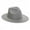 Grey, variant on Clearance! Fdelink Women's Crushable Wool Felt Outback Hat Panama Hat Wide Brim, Women Hat (Black)