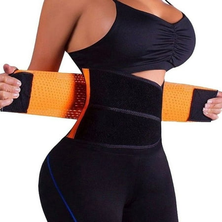 Body Trainer for Women Fitness Waist Cincher Corset Body Shaper Girdle Tummy Trainer Belly Training Belt, Kiwi-Rata