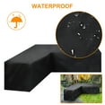 thumbnail image 6 of Outdoor Patio Furniture Covers Outdoor Patio Furniture Cover, L Shape Cover 210D Waterproof Corner Garden Rattan Sofa Protect Rain, 6 of 6