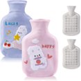 thumbnail image 1 of Rubber Hot Water Bottle with Cover - Fluffy Hot Water Bottle, 1 of 5