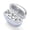 Silver, variant on JewePods C3,Gold,Wireless Bluetooth earbuds adorned with gemstones