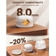 thumbnail image 4 of Organizador de cables Lamicall Spring Compact para escritorio, 12 unidades, 4 of 7