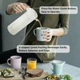 thumbnail image 5 of Coffee Carafe 51 Ounce Stainless Steel White Thermal Carafe Vacuum DUIERA Coffee Pot Keep Hot/Cold, 5 of 6