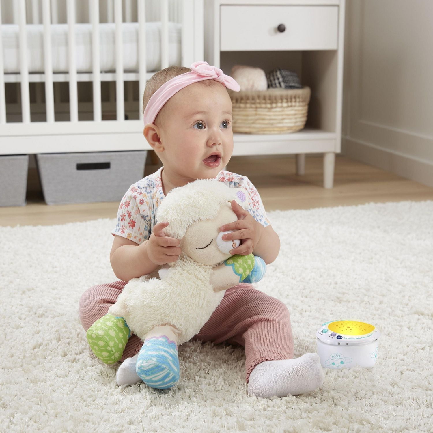 VTech 3-in-1 Starry Skies Sheep Soother™ - French Version, Birth+