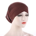 thumbnail image 4 of Chapeau Décontracté pour Femmes, Bonnet Solide, Couvre-Cheveux, Turban Musulman, 4 of 4