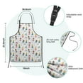 thumbnail image 3 of Princess Carriage Castle Pattern Kids Aprons for Girls and Boys,Adjustable Neck Strap Toddler Aprons for Kids Cooking Baking, 3 of 6