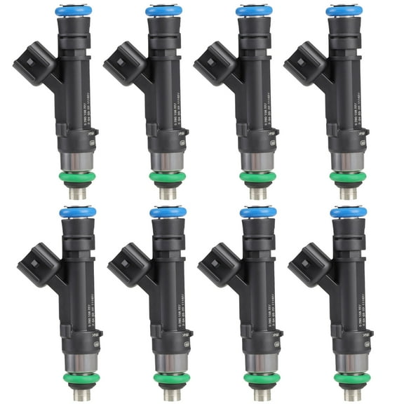 4 Holes SCITOO Fuel Injectors Fit for 2014 for Ford for F-150 3.7L, 2011-2017 for Ford for F-150 5.0L, 2011-2016 for Ford for Mustang 5.0L FJ1132,BR3Z9F593A 8Pcs
