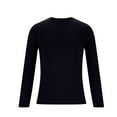 thumbnail image 4 of Feancey Men's Stretch Slim Fit Sweaters Comfy Crewneck Long Sleeve Knitted Top Classic Casual Knit Pullover 2024 Fashion Lightweight Knit Sweater Deal of The Day Clearance Navy M, 4 of 6